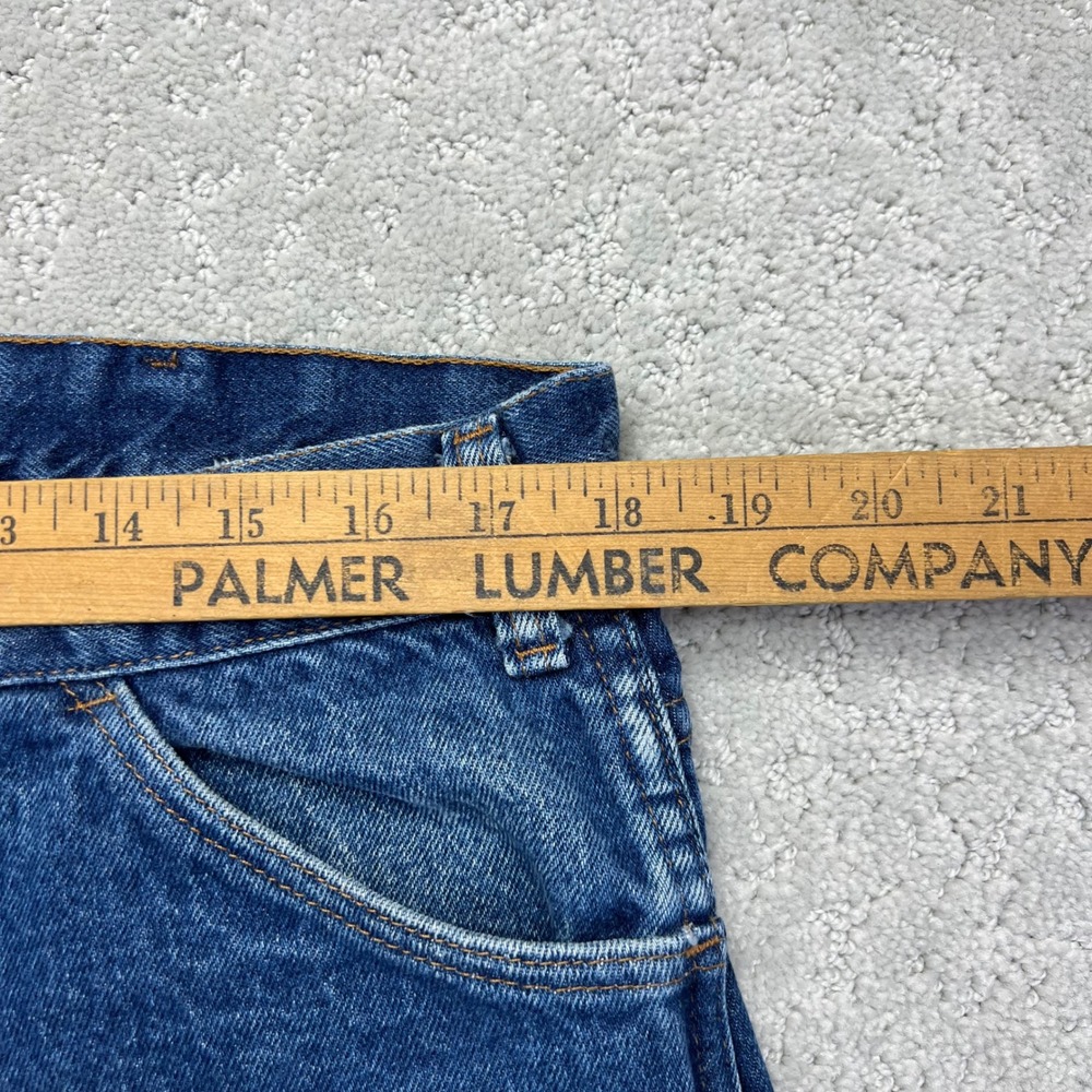 VTG Saddle King Jeans 38x30(36x28.5) Blue Denim Western Cowboy Talon Zipper USA - Picture 12 of 16